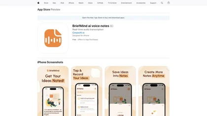 BriefMind: live voice notes